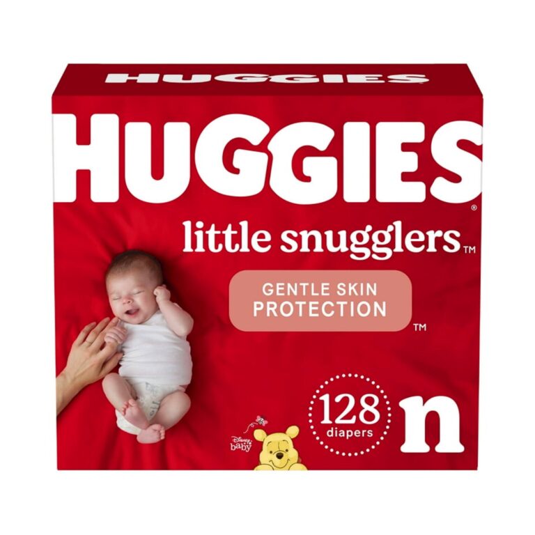 Huggies Little Snugglers Baby Diapers, Size Newborn, 128 Ct - Diaper Yard Gh