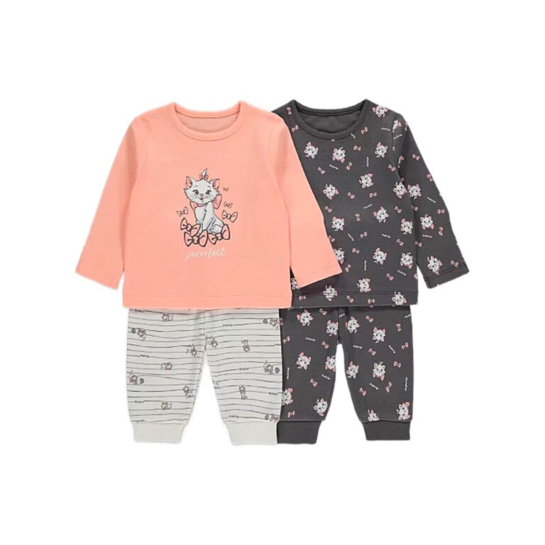 Disney The Aristocats Marie Long Sleeve Pyjamas 2 Pack - Diaper Yard Gh