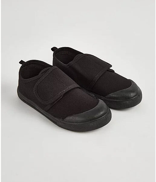 Boys Black Plimsolls - Diaper Yard Gh