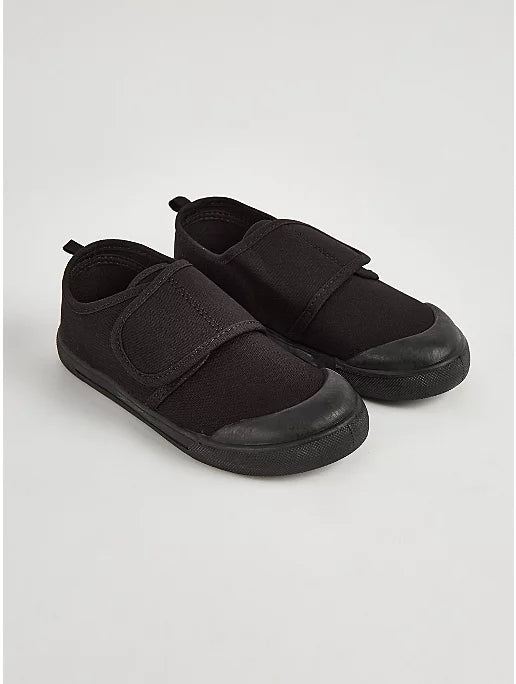 Boys Black Plimsolls - Diaper Yard Gh